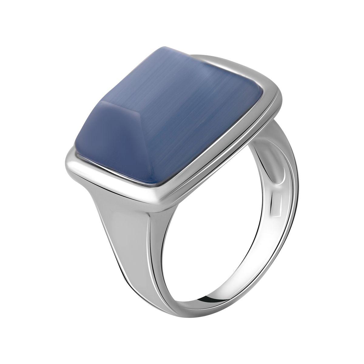 Срібне кільце Proba з котячим оком, вага виробу 7,85 г (2053828) 17 розмір, фото 1