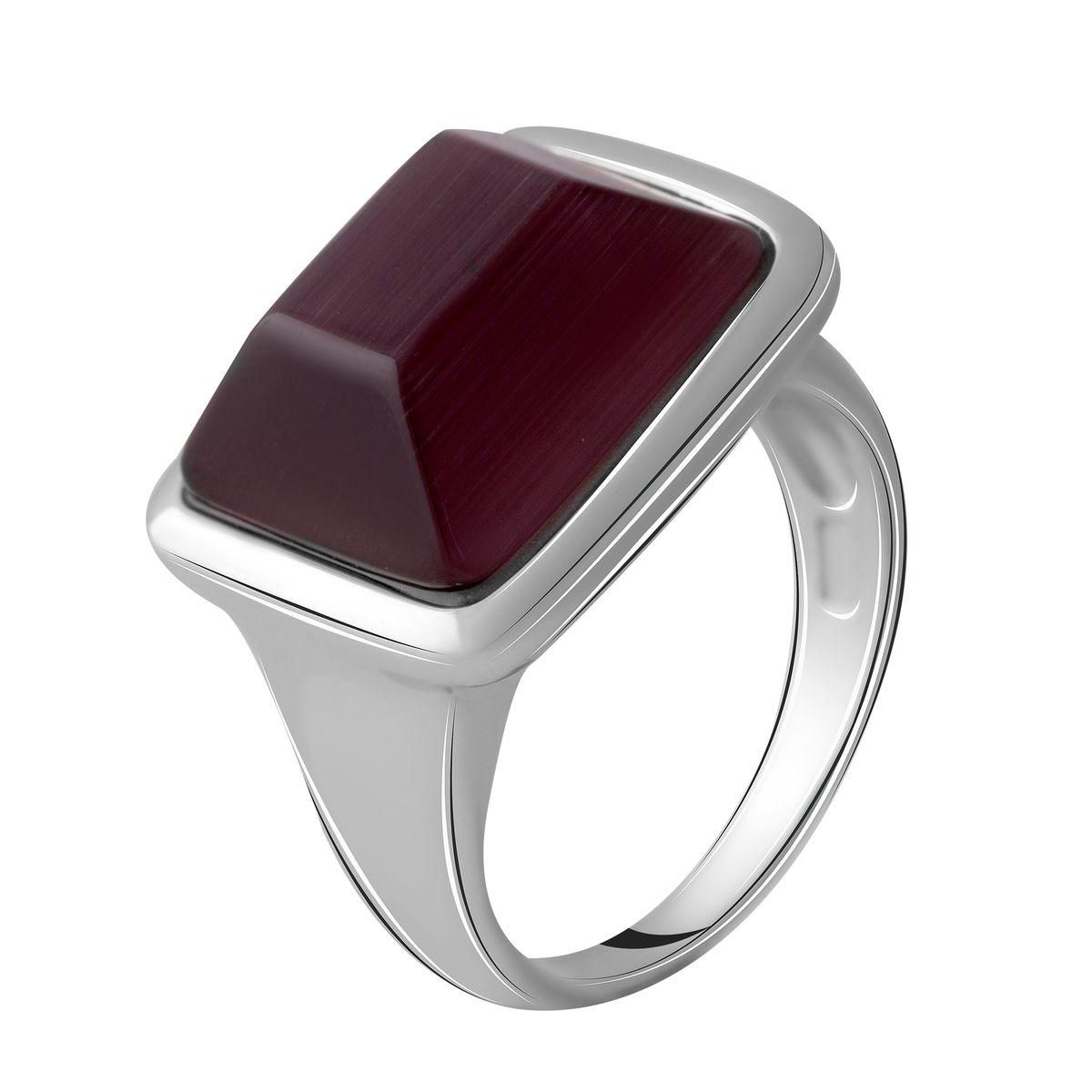 Срібне кільце Proba з котячим оком, вага виробу 7,62 г (2053842) 18 розмір, фото 1