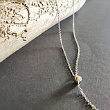 Срібне кольє Proba з коралом, вага виробу 3,03 г (2145653) 410450 розмір, фото 7