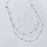 Срібне кольє Proba з без каменів, вага виробу 3,52 г (2145776) 400450 розмір, фото 3