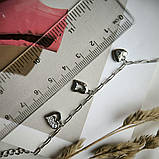 Срібний браслет Proba з фіанітами, вага виробу 4,65 г (2177418) 1720 розмір, фото 4