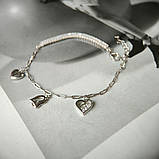 Срібний браслет Proba з фіанітами, вага виробу 4,65 г (2177418) 1720 розмір, фото 5