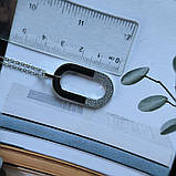 Срібне кольє Proba з фіанітами, вага виробу 5,61 гр (2192473) 450500 розмір, фото 5