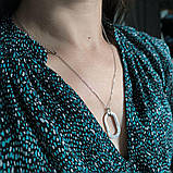 Срібне кольє Proba з фіанітами, вага виробу 5,61 гр (2192473) 450500 розмір, фото 8