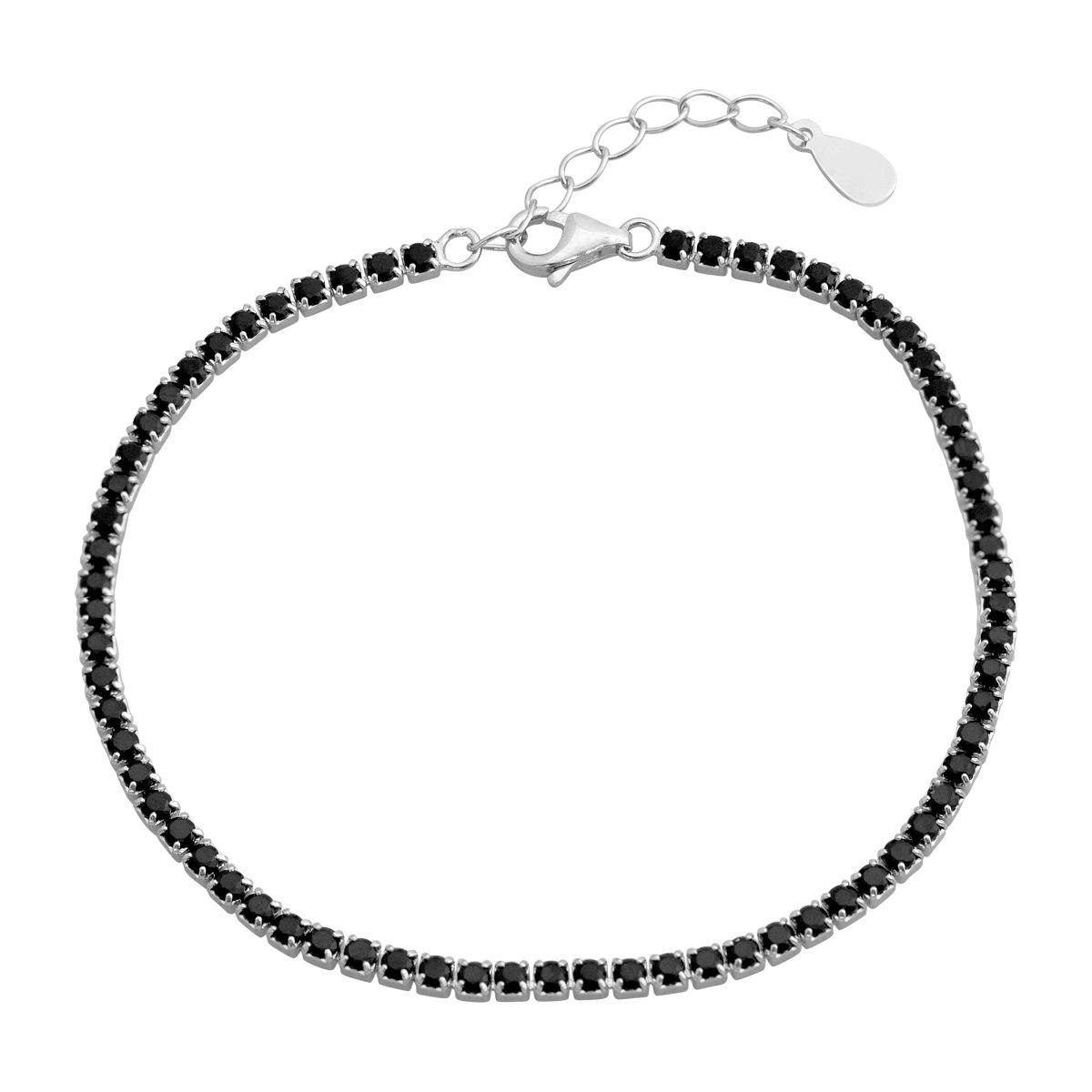 Срібний браслет Proba з фіанітами, вага виробу 3,29 г (2146070) 1720 розмір, фото 1