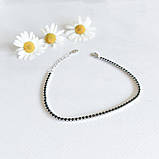 Срібний браслет Proba з фіанітами, вага виробу 3,29 г (2146070) 1720 розмір, фото 2