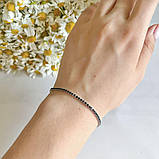 Срібний браслет Proba з фіанітами, вага виробу 3,29 г (2146070) 1720 розмір, фото 4