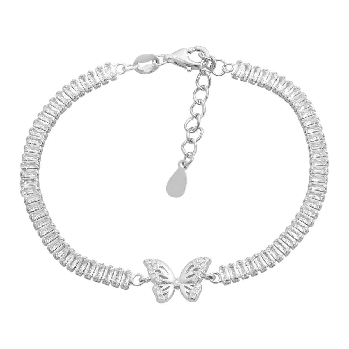 Срібний браслет Proba з фіанітами, вага виробу 5,3 г (2177517) 1720 розмір, фото 1