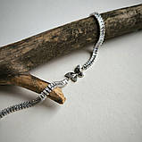 Срібний браслет Proba з фіанітами, вага виробу 5,3 г (2177517) 1720 розмір, фото 2