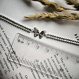 Срібний браслет Proba з фіанітами, вага виробу 5,3 г (2177517) 1720 розмір, фото 4