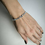 Срібний браслет Proba з фіанітами, вага виробу 5,3 г (2177517) 1720 розмір, фото 6