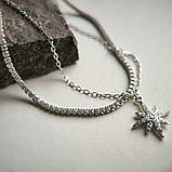 Срібний браслет Proba з фіанітами, вага виробу 4 г (2177593) 1720 розмір, фото 2