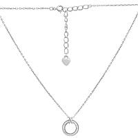 Срібне кольє Proba з натуральним перламутром, вага виробу 3,64 г (2177616) 400450 розмір