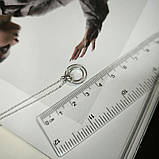 Срібне кольє Proba з натуральним перламутром, вага виробу 3,64 г (2177616) 400450 розмір, фото 3