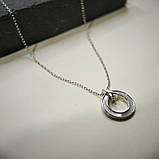 Срібне кольє Proba з натуральним перламутром, вага виробу 3,64 г (2177616) 400450 розмір, фото 6