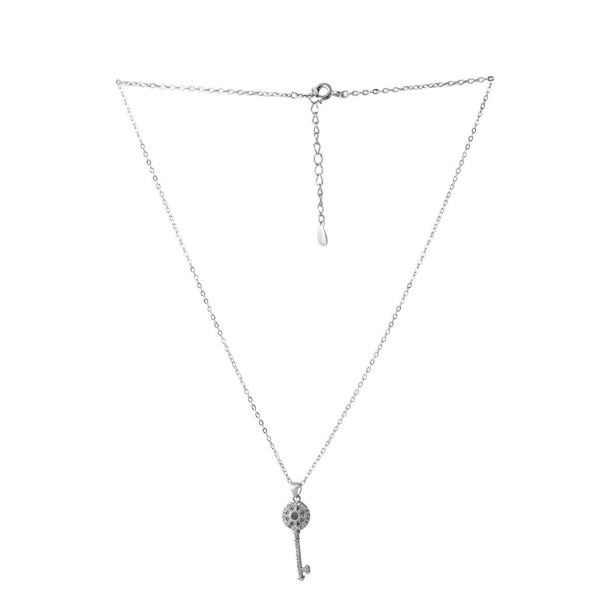 Срібне кольє Proba з фіанітами, вага виробу 2,36 г (2064008) 350400 розмір, фото 1