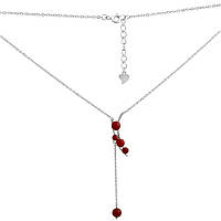 Срібне кольє Proba з коралом, вага виробу 4,03 г (2147152) 400450 розмір