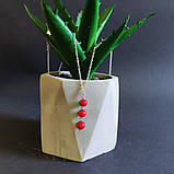 Срібне кольє Proba з коралом, вага виробу 2,98 г (2147190) 410450 розмір, фото 8