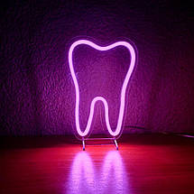 Неоновий світильник Зуб 230х325 acr-n000103, фото 5