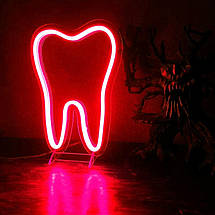 Неоновий світильник Зуб 230х325 acr-n000103, фото 2