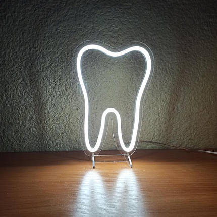 Неоновий світильник Зуб 230х325 acr-n000103, фото 1