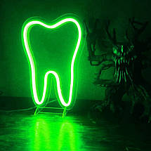 Неоновий світильник Зуб 230х325 acr-n000103, фото 4