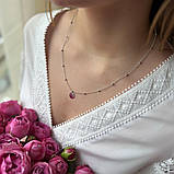 Срібне кольє Proba з без каменів, вага виробу 4,41 г (2065913) 450500 розмір, фото 5