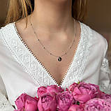 Срібне кольє Proba з без каменів, вага виробу 4,41 г (2065913) 450500 розмір, фото 6