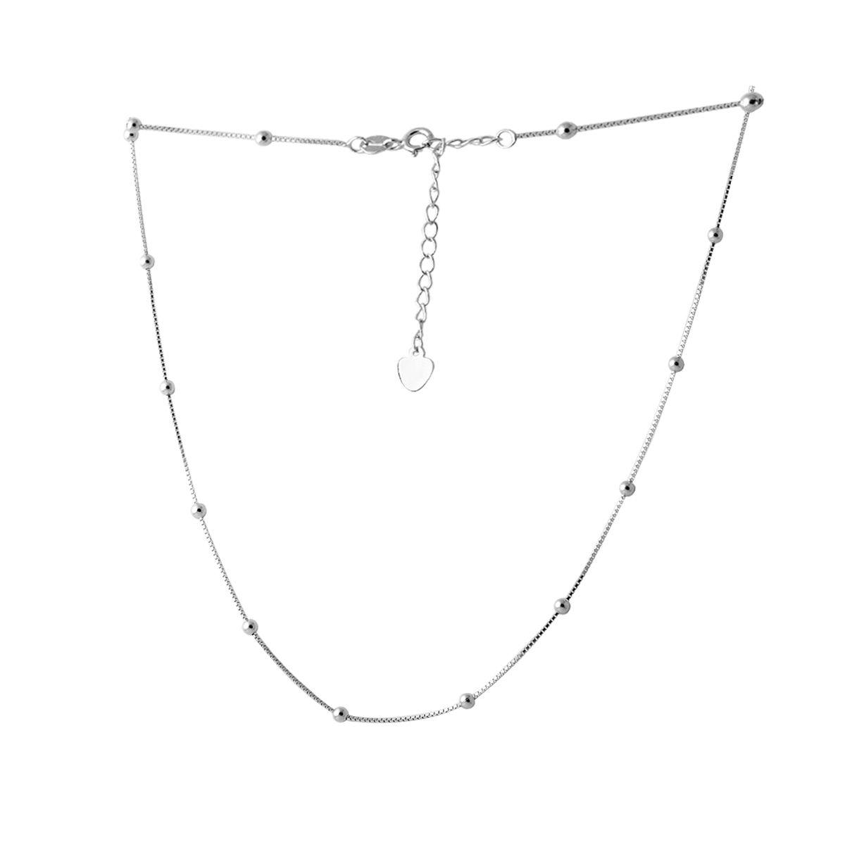 Срібне кольє Proba з без каменів, вага виробу 2,96 г (2066637) 400450 розмір, фото 1