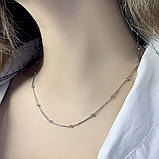 Срібне кольє Proba з без каменів, вага виробу 2,96 г (2066637) 400450 розмір, фото 3