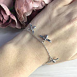 Срібний браслет Proba з без каменів, вага виробу 3,39 г (2067641) 1720 розмір, фото 3