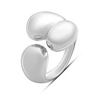 Срібне кільце Proba з без каменів, вага виробу 7,35 г (2193401) 18 розмір