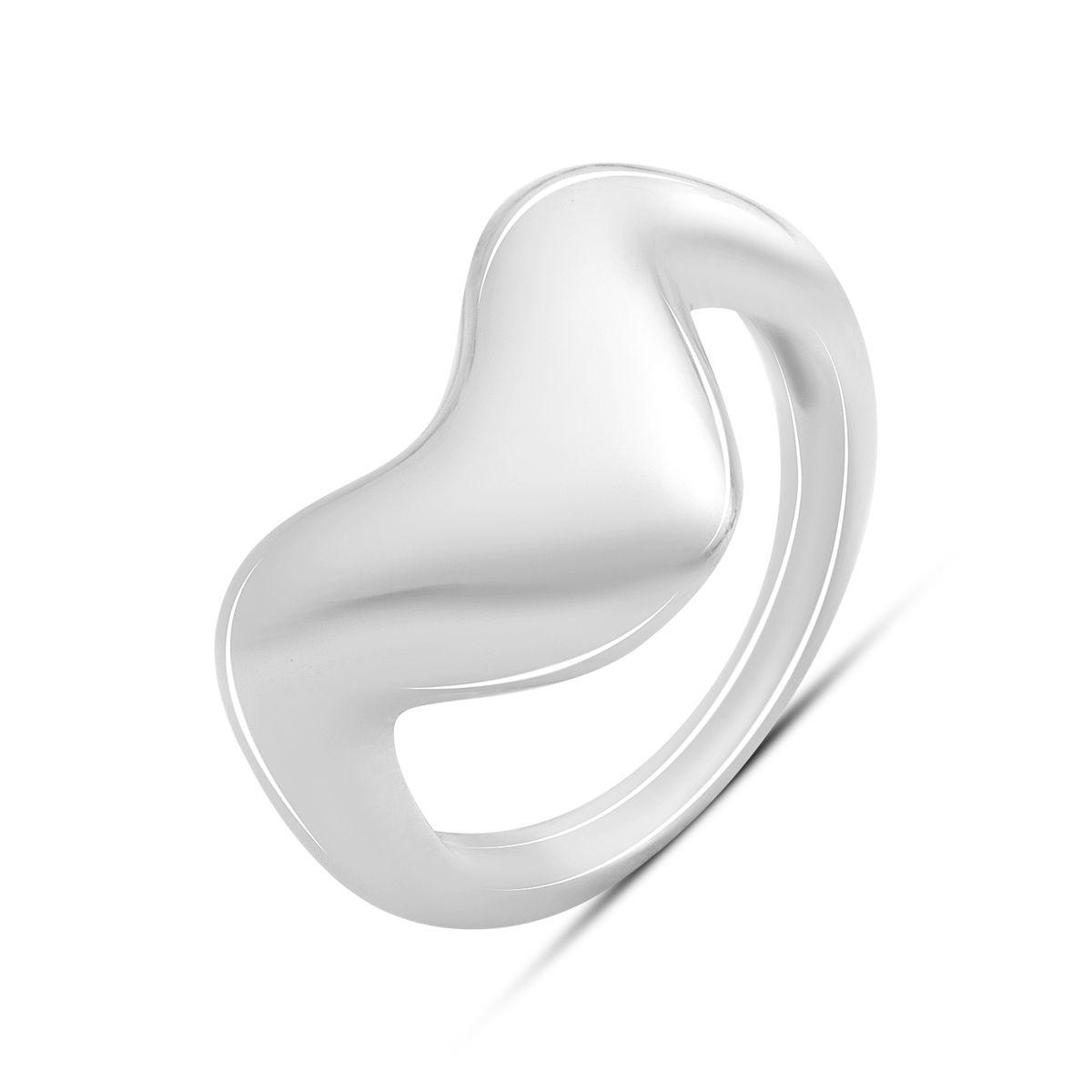 Срібне кільце Proba з без каменів, вага виробу 3,85 г (2193425) 18 розмір, фото 1