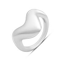 Срібне кільце Proba з без каменів, вага виробу 3,85 г (2193425) 18 розмір