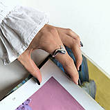 Срібне кільце Proba з без каменів, вага виробу 3,85 г (2193425) 18 розмір, фото 7