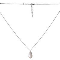 Срібне кольє Proba з натуральними перлами барочним 61.2ct, вага виробу 11,15 г (2068907) 500 розмір