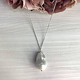 Срібне кольє Proba з натуральними перлами барочним 61.2ct, вага виробу 11,15 г (2068907) 500 розмір, фото 2