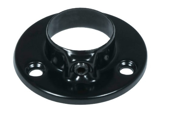 R-11/M Кріплення труби d=25 (сталь) GIFF фланець чорний, фото 1