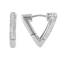 Срібні сережки Proba з фіанітами (2078784)