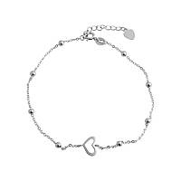 Срібний браслет на ногу Proba з без каменів, вага виробу 2,11 г (2079439) 2326 розмір