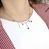 Срібне кольє Proba з без каменів, вага виробу 5,46 г (2079712) 400450 розмір, фото 3