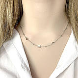 Срібне кольє Proba з без каменів, вага виробу 2,91 г (2079767) 400450 розмір, фото 3