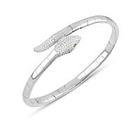 Срібний браслет Proba з фіанітами, вага виробу 17,66 г (2080145) 18 розмір