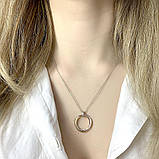 Срібне кольє Proba з без каменів, вага виробу 5,38 г (2080183) 450500 розмір, фото 3