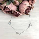 Срібне кольє Proba з натуральним перламутром, вага виробу 13,68 г (2080190) 7578 розмір, фото 3