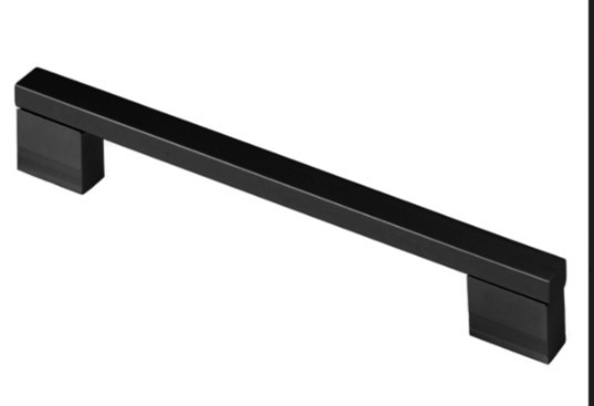 Ручка прямокутна 906/192 чорний матовий, фото 1