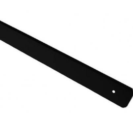 Стик стільниці кутовий 38мм Р=6 чорний, фото 1