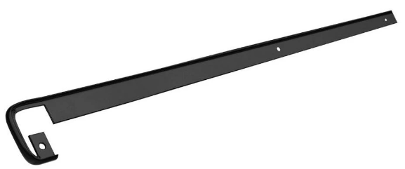 Стик стільниці прямий 38мм Р=6 чорний, фото 1