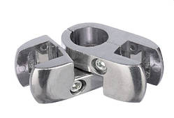 R-52 Муфта для скла і панелі петельна GIFF хром