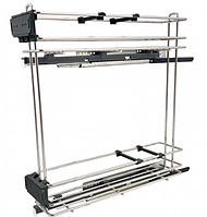 Карго Fbm 150 хром Ліве, напр Hettich повн. висув, дотяг+3D кріпл. фасаду